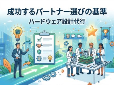 ハードウェア設計代行を依頼する際のポイントと、失敗しないパートナー選びの基準 | 組み込み機器・ハードウェア設計製作.com