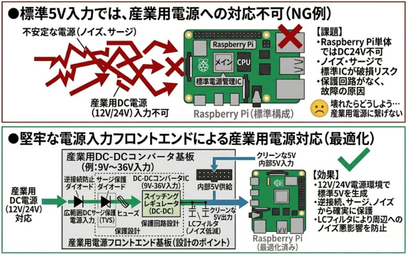 広範囲入力電圧（DC12V/24V）への対応設計 | 組み込み機器・ハードウェア設計製作.com