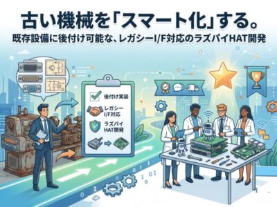 古い機械を「スマート化」する。既存設備に後付け可能な、レガシーI/F対応のラズパイHAT開発 | 組み込み機器・ハードウェア設計製作.com