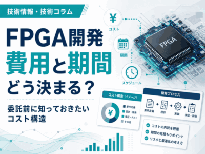 FPGA開発の費用と期間はどう決まる?委託前に知っておきたいコスト構造 | 組み込み機器・ハードウェア設計製作.com